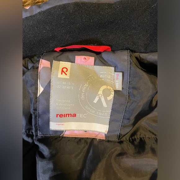 Reima Girls Kids Waterproof Reimatec Winter Jacket - 5 year old - Picture 5 of 7